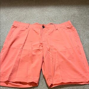 Under Armour Men's Vibrant Coral Flat Front Shorts